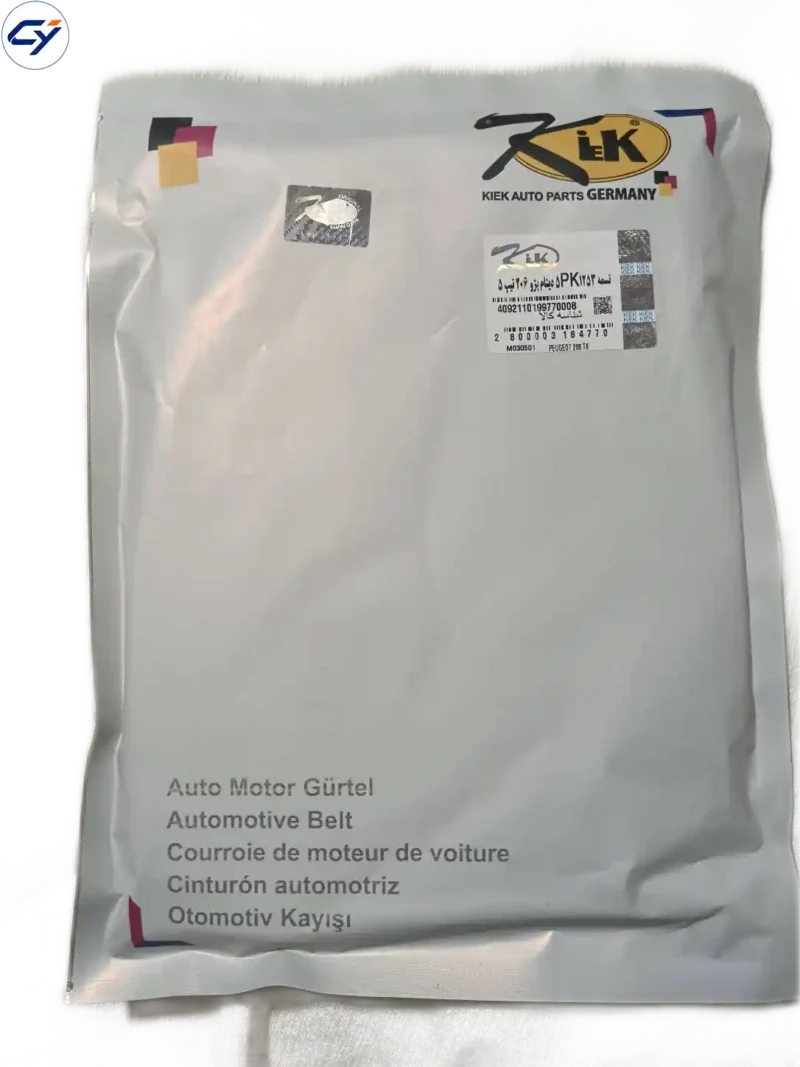 تسمه دینام پژو 405 6PK1665 پشت زبر برند کیک - تصویر 2